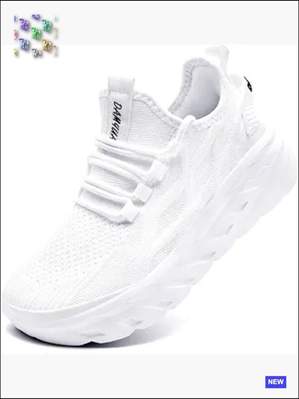 Chunky Platform Sneakers Slip On Comfortable Walking Shoes Lightweight